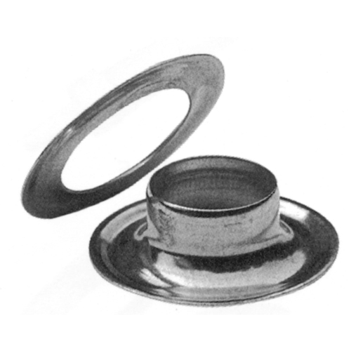 #4 Nickel Plated Grommets &  Washer 1/2