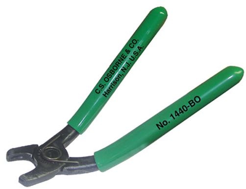 Upbent Hog Ring Pliers With Spring