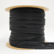 Black 4.5 Nylon Coil Zipper Chain