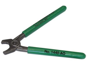Straight Hog Ring Pliers With Spring