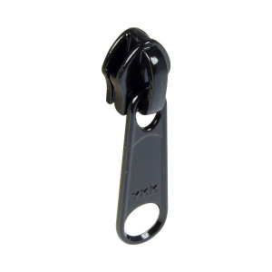 4.5 Black Single Pull Slider Zipper