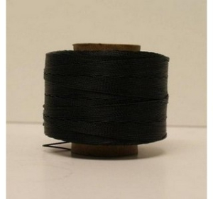 #18 Black Handstitching Thread  Nylon 2 oz Spool